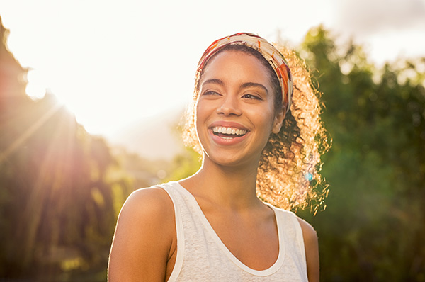 Woman happy from ketamine therapy in prescott valley